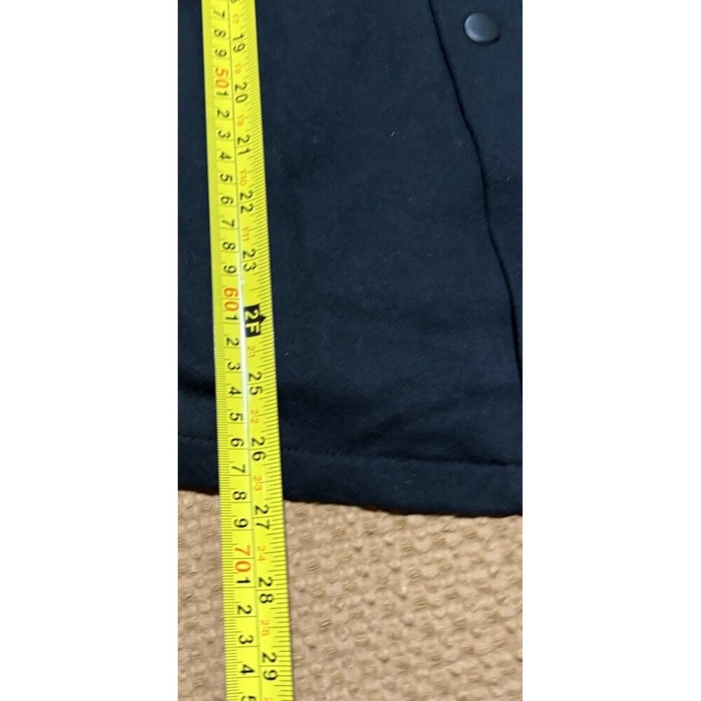 Goodfellow & Co Men's Quarter Zip Black Adaptive Sweatshirt- Size Medium - Picture 6 of 8